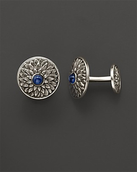 Buccellati Sapphire Anemone Cufflinks